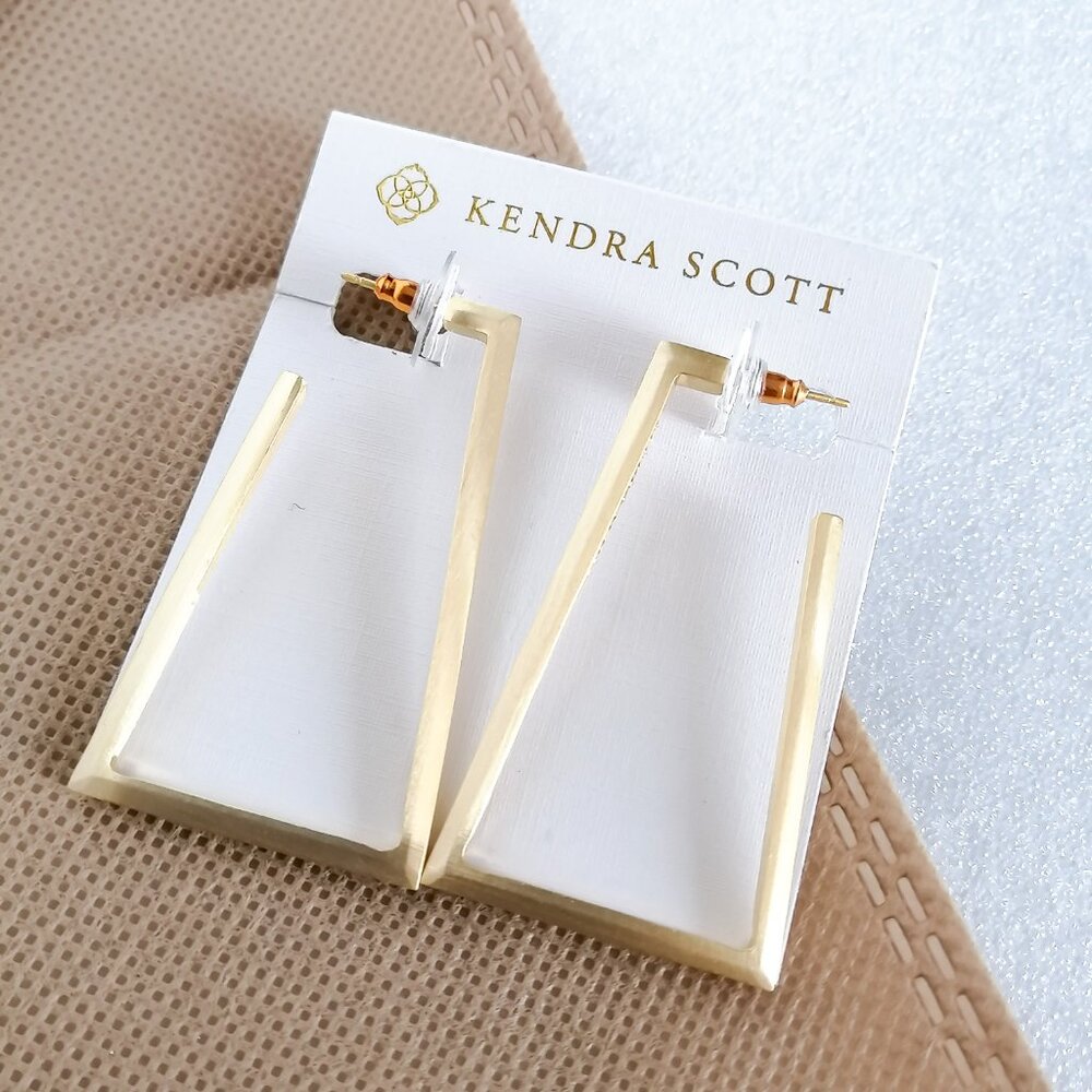 Kendra Scott Gold Geometric Earrings